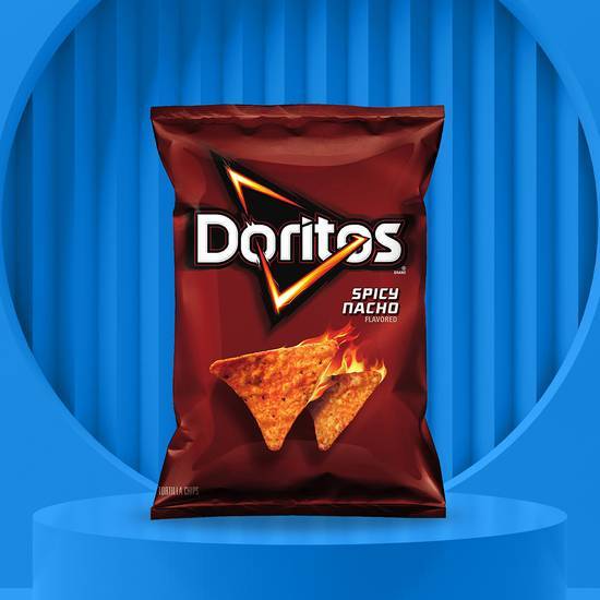 Order Spicy Nacho Doritos 9.75oz food online from Treat Fleet store, South El Monte on bringmethat.com