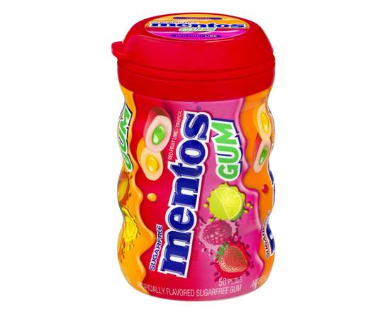 Order Mentos Red Fruit & Lime Tropical Gum, 50 Pcs food online from Trumbull Super Stop store, Trumbull on bringmethat.com