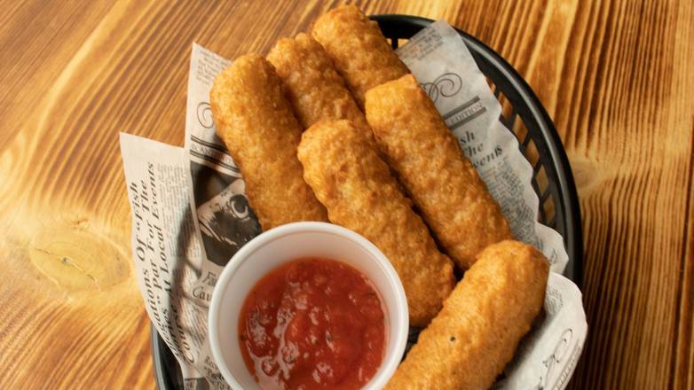 Order Mozzarella Sticks food online from Hook & Reel Cajun Seafood store, Killeen on bringmethat.com