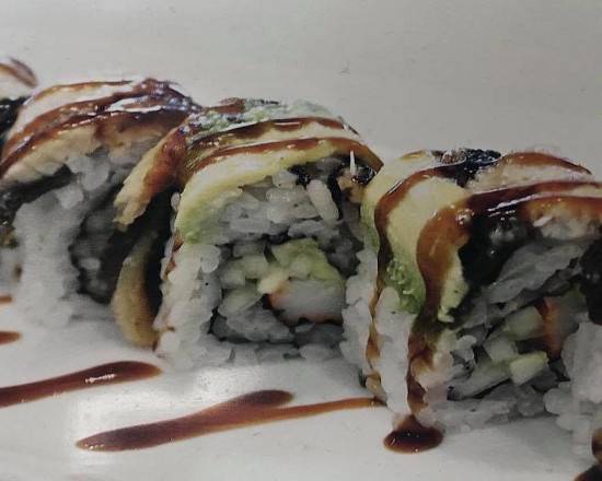 Order Dragon Roll food online from Sushi Go store, Plano on bringmethat.com