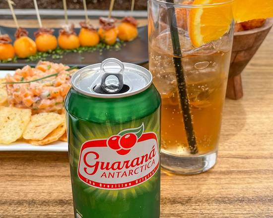 Order Guarana Antartica food online from H&H Brazilian Steakhouse store, Los Angeles on bringmethat.com