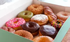 White Cup Donut