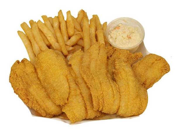 Order Catfish Fillet (2 PCs Boneless) food online from Sharks Seafood & More store, Bowie on bringmethat.com