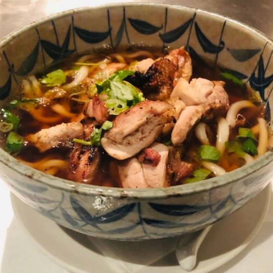 Order Chicken Udon (Thick Noodle) food online from Matsuhisa store, Beverly Hills on bringmethat.com