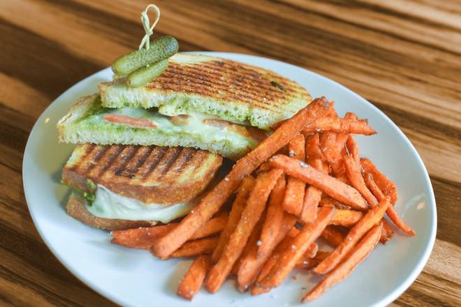 Order Chicken Pesto Panini food online from Kerbey Lane Cafe store, Austin on bringmethat.com