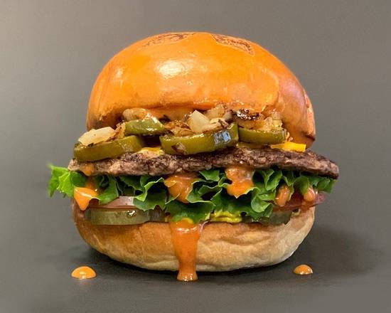 Order Spicy Cali Burger food online from Toxic Burger store, Eugene on bringmethat.com