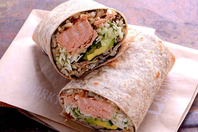 Order Wild Caught Salmon food online from Sharky's Woodfired Mexican Grill store, Los Angeles on bringmethat.com