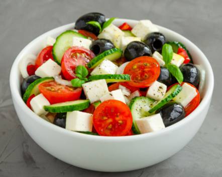 Order Greek Salad food online from Chicken Salad Bar store, New York on bringmethat.com