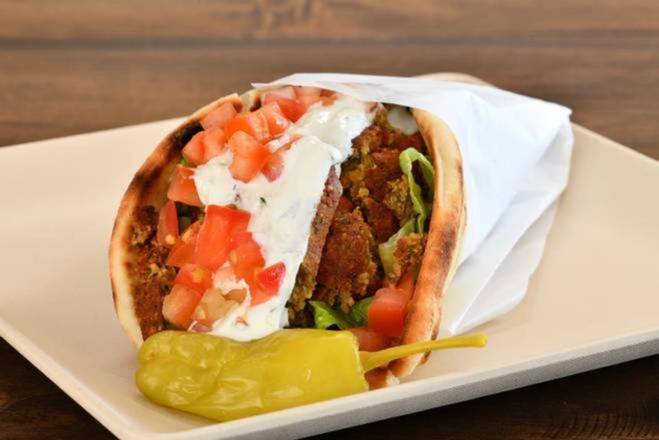 Order COMBO-Falafel Pita food online from The Great Greek Mediterranean Grill store, Troy on bringmethat.com
