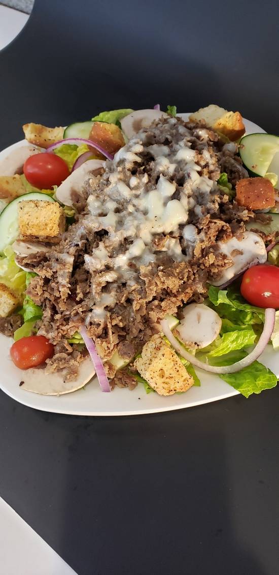 Order Steak Philly Salad* food online from Mac Philly Steaks store, Rochester on bringmethat.com