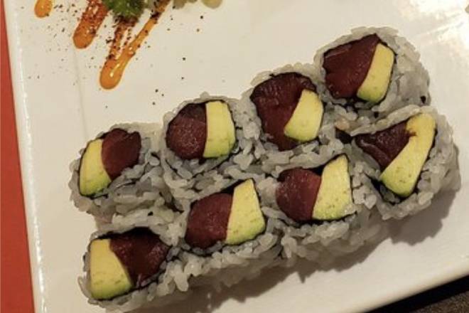 Order Tuna Avocado Roll         food online from Sushi Bear Sushi & Grill store, Jacksonville on bringmethat.com