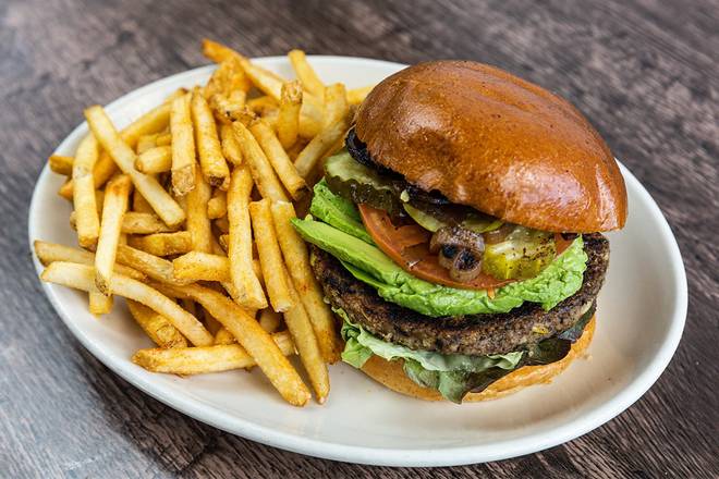 Order House-Made Veggie Burger food online from Wood Ranch BBQ & Grill store, Rancho Santa Margarita on bringmethat.com