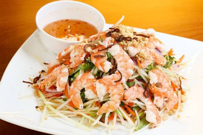 Order Shrimp Papaya Salad food online from Sunflower Garden Restaurant store, San Francisco on bringmethat.com
