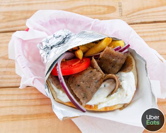 Order Lamb-Beef Gyro Sandwich food online from GREEK SPOT GRILL store, New Port Richey on bringmethat.com