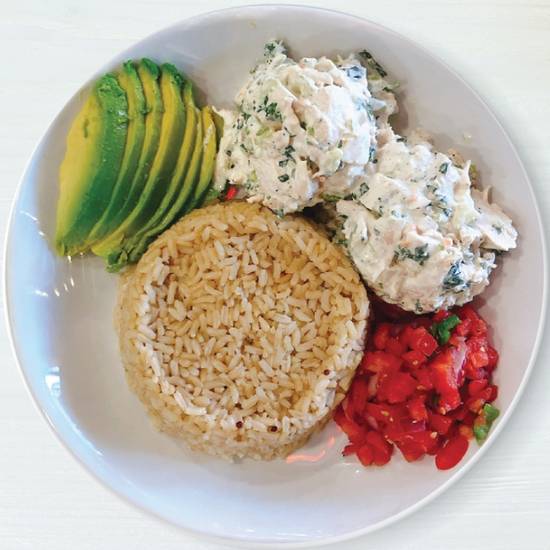 Order Chicken Salad Platter food online from Carrot Express store, Weston on bringmethat.com