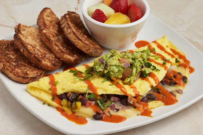 Order Oaxaca (Wah-haw-kah) Omelette food online from Silver diner - tysons corner, va store, McLean on bringmethat.com