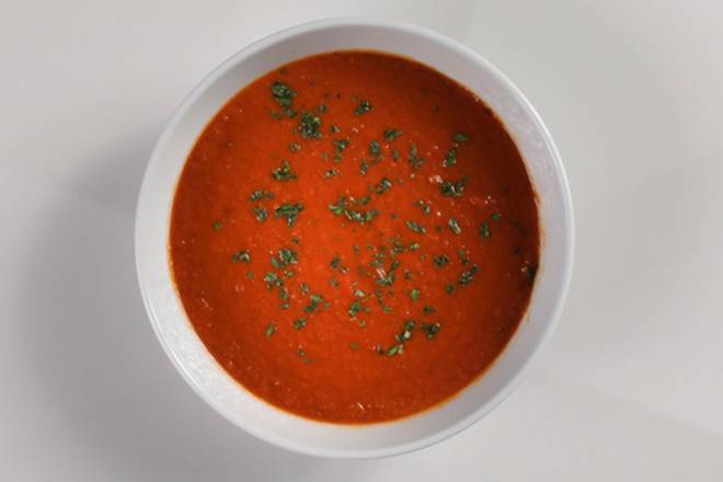Order TOMATO BASIL SOUP food online from Romano's Macaroni Grill - Opry Mills store, Nashville on bringmethat.com
