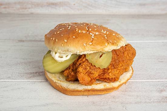 Order The Chicken Sandwich food online from The Angry Chicken store, San Diego on bringmethat.com