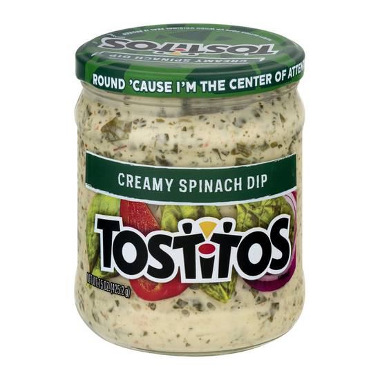 Order Tostitos Creamy Spinach Dip 15oz food online from Everyday Needs by Gopuff store, St. Petersburg on bringmethat.com
