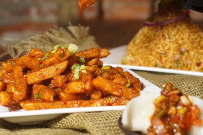 Order Crispy Chili Potatoes food online from Inchin Bamboo Garden store, Nashville on bringmethat.com