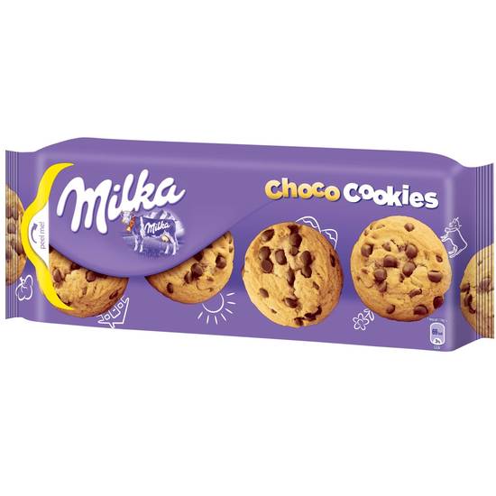 Biscuit choco cookies Milka 168 gr