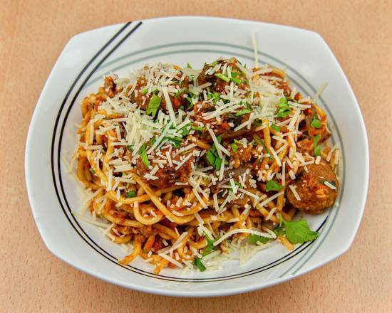 Order Meat Marinara Pasta food online from Il Canto Cafe store, San Francisco on bringmethat.com