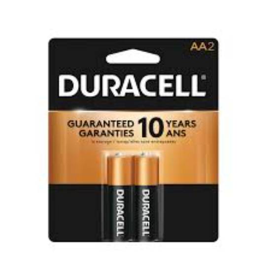 Order Duracell AA (2 Pack) food online from Santa Monica Liquor store, Santa Monica on bringmethat.com