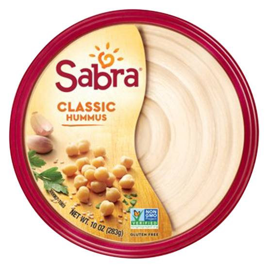 Order Sabra Classic Hummus 10oz food online from Everyday Needs by Gopuff store, Stockton on bringmethat.com