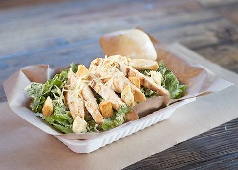 Order Chicken Caesar Salad food online from Dickey Barbecue Pit store, Orlando on bringmethat.com