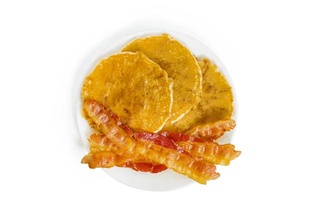 Order Signature Recipes - Pancakes with Applewood Smoked Bacon food online from Wawa store, Downingtown on bringmethat.com