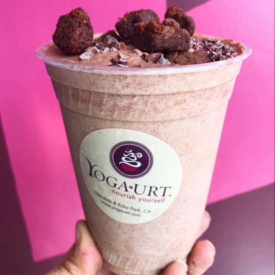 Order Salted Caramel Brownie Shake  food online from Yoga-Urt store, Glendale on bringmethat.com