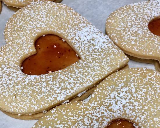 Order Homemade Linzer Cookie food online from Donut King store, Kensington on bringmethat.com