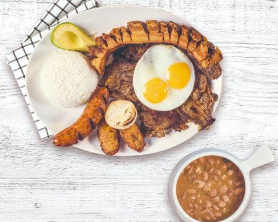 Order Bandeja Paisa food online from Noches De Colombia store, Fairview on bringmethat.com