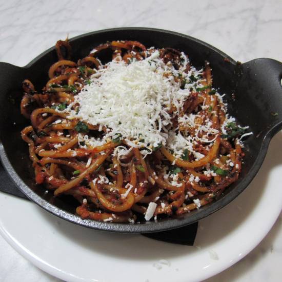 Order Burnt Spaghetti Assassina food online from Forma store, Santa Monica on bringmethat.com