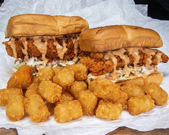 Order 2 Slider Combo food online from Bad Mutha Clucka store, Rancho Cucamonga on bringmethat.com