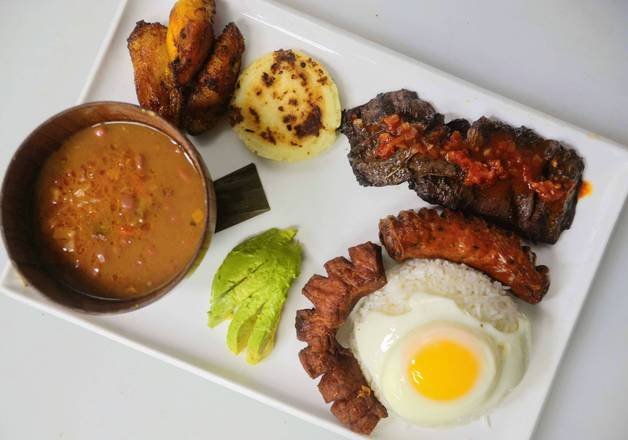 Order Colombian Platter (Bandeja Matiz) food online from Matiz Latin Cuisine store, New York on bringmethat.com
