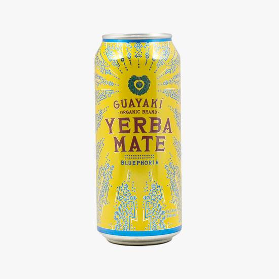 Order Guayaki Yerba Mate Organic Bluephoria food online from The Village Store store, San Diego on bringmethat.com