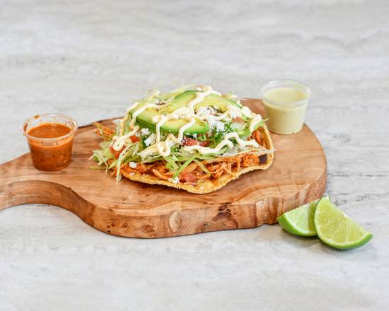 Order Tostadas Pollo food online from San Luis Taqueria store, Nashville-Davidson on bringmethat.com