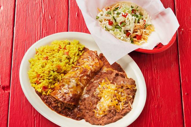 Order Combo Plate food online from Fuzzy's Taco Shop store, Lakeland on bringmethat.com
