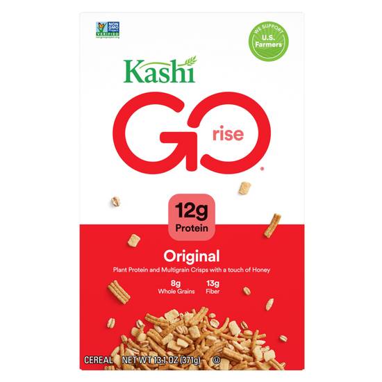 Order Kashi Original GO Rise Whole Grain Cereal 13.1oz food online from Everyday Needs by Gopuff store, Torrance on bringmethat.com