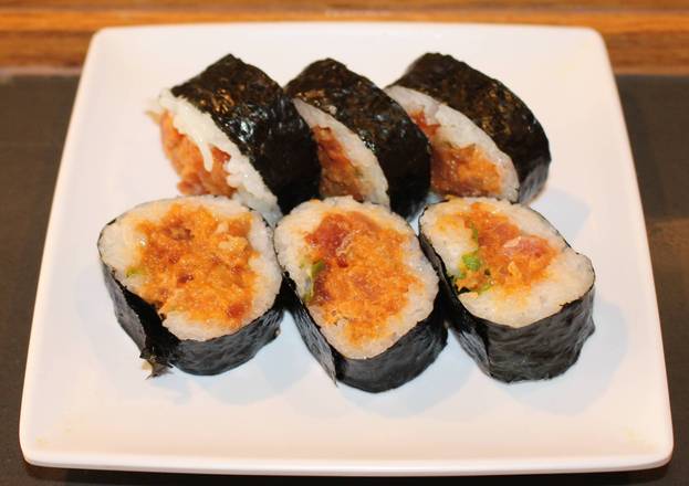Order Spicy Tuna Roll(6 pcs) food online from Sushi King store, Santa Monica on bringmethat.com