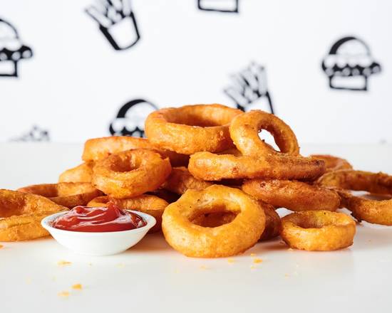 Order Onion Rings food online from Outlaw Burger store, Raleigh on bringmethat.com
