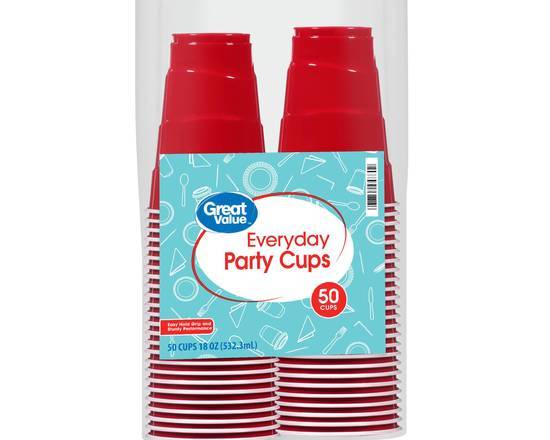 Order Party Cups 18 Oz 50 count (Red) food online from Fresko Market store, Miami on bringmethat.com