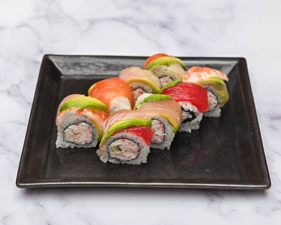 Order Rainbow Cut Roll food online from Koi store, Los Angeles on bringmethat.com