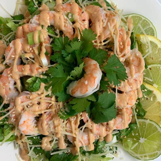 Order Sesame Shrimp Salad  ( 2 Net Carbs)   GF food online from Ketoeat store, Dallas on bringmethat.com