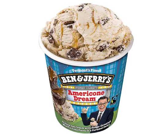 Order Ben & Jerry's Americone Dream Pint  food online from Trumbull Super Stop store, Trumbull on bringmethat.com