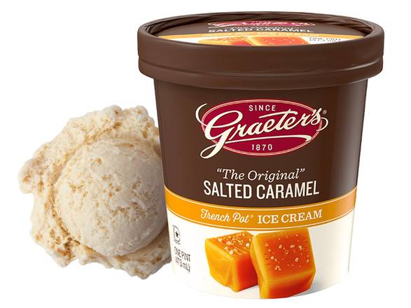 Order Original Salted Caramel Pint food online from Graeter Ice Cream store, Fort Thomas on bringmethat.com