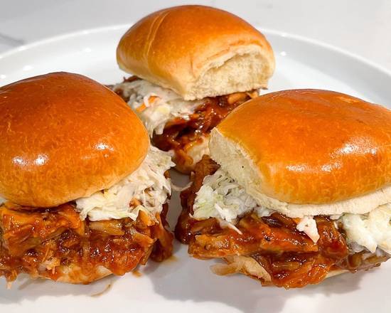 Order Pulled Pork Sliders food online from Three Kings Pub By Dirk Flanigan store, Arlington Heights on bringmethat.com