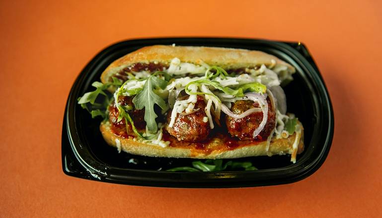 Order KOREAN MEATBALL SANDWICH food online from Meatball Corner store, Irvine on bringmethat.com