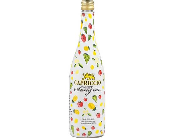 Order Capricio, 750mL White Sangria (13.9% ABV) food online from Xtra Liquors & Wines store, WEST MIAMI on bringmethat.com